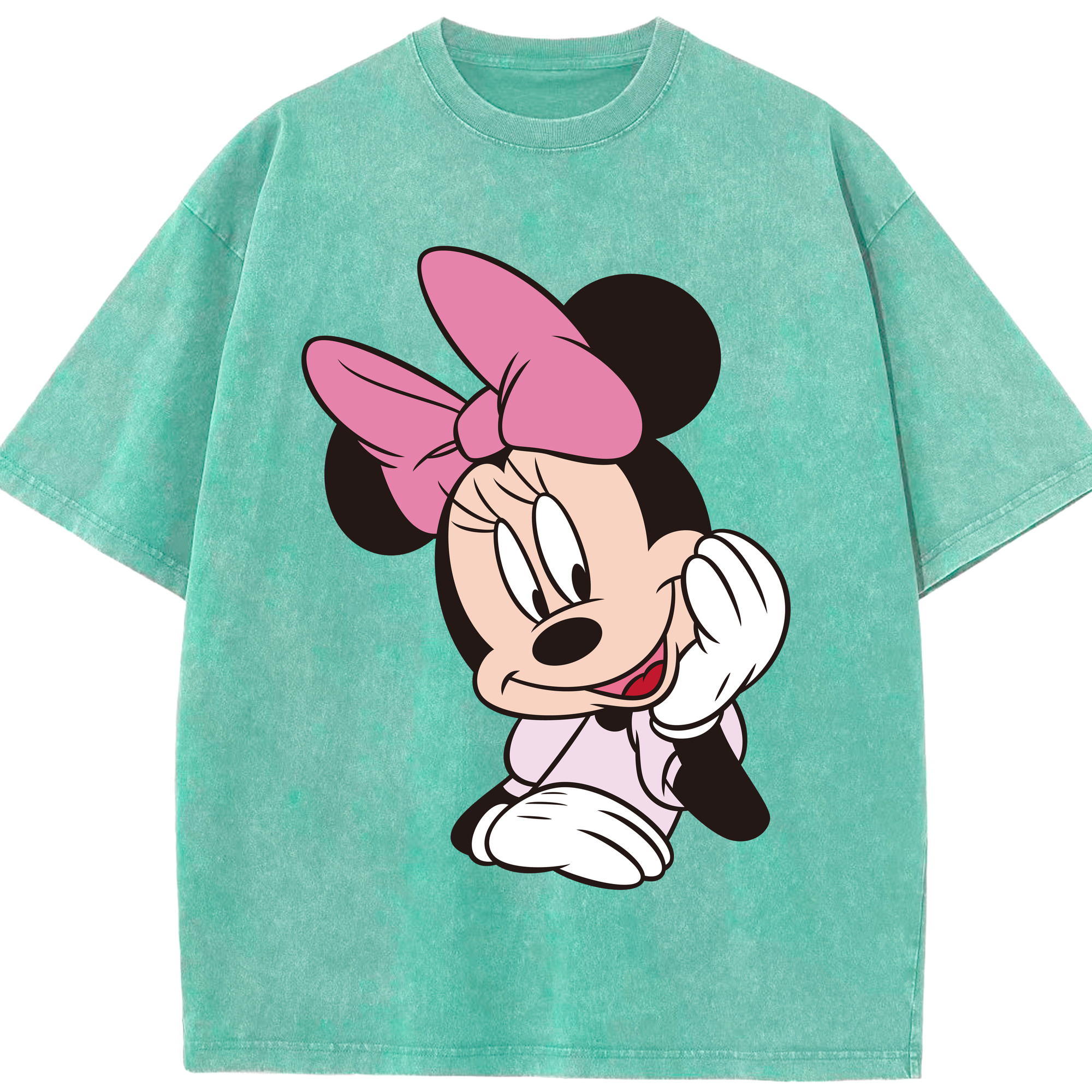 （画像用） ミッキーマウス Mickey Mouse 綿100% ヴィンテージ風 半袖Tシャツ（フロントプリント）